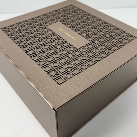 Beautiful Bvlgari Metallic Bronze Closet Storage or Gift Box - Picture 2 of 13